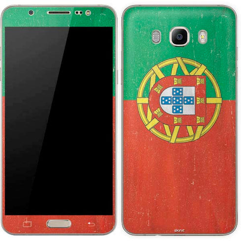 Portugal Flag Distressed Galaxy J7 Skin